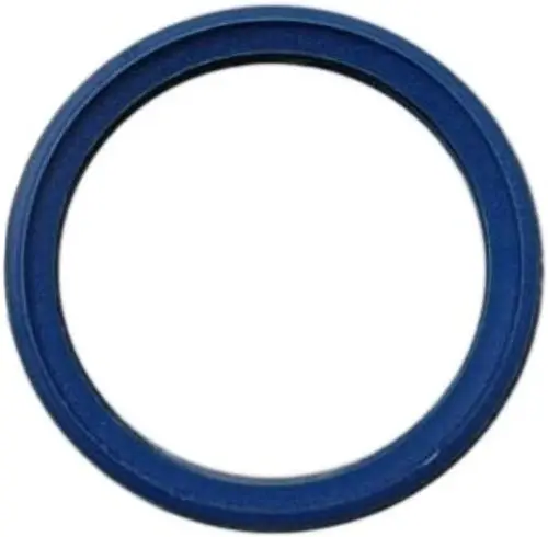 Blaue Lippendichtung von Bosch, kreisförmig, mit glatter Oberfläche und mittlerem Durchmesser.